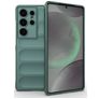 Mobigear Bumpy Samsung Galaxy S25 Ultra Flexibel TPU Skal - Grön