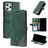 Mobigear Rhombus iPhone 12 Pro Max Cover a libro portafoglio - Verde