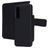 Mobiparts Samsung Galaxy A36 Case Genuine Leather Detachable 2-in-1 Wallet Case Wallet - Black