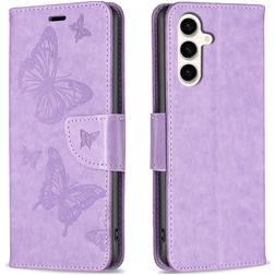 Mobigear Butterfly Samsung Galaxy S23 FE Capa livro Carteira - Roxo