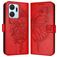 Mobigear Butterfly HONOR X7A Etui z klapką typu portfel - Czerwony