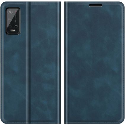 Mobigear Retro Slim Wiko Power U20 Wallet case - Dark Blue