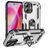 Mobigear Armor Ring iPhone 16 Plus Hardcase Back cover Antiurto con anello - Argento