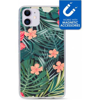 My Style Magneta iPhone 11 TPU flessibile Back cover - Black Jungle
