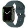 Mobigear Bumpy Silikoni Apple Watch Ranneke Solki - 42/41/40/38 mm - Vihreä