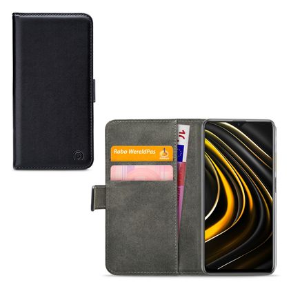 Mobilize Classic Gelly Wallet POCO M3 Funda tipo libro Cartera - Negro