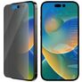 PanzerGlass Classic Fit iPhone 14 Pro Tempered Glass Screen Protector Privacy - Case Friendly