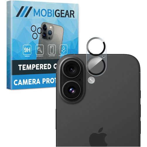 Mobigear iPhone 17 Vidro temperado Película da câmara - Compatível com capas