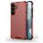 Mobigear Honeycomb Samsung Galaxy S24 Plus Hard Case Back cover Shockproof - Red