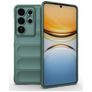 Mobigear Bumpy Samsung Galaxy S26 Ultra Joustava TPU Suojakuori - Tummanvihreä
