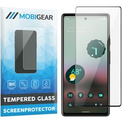 Mobigear Premium Google Pixel 7a Cristal templado Protector de pantalla - Compatible con fundas - Negro
