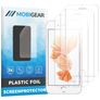 Mobigear iPhone 6 Película de ecrã em plástico - Compatível com capas (Pack de 3)