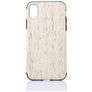 Mobigear Nature iPhone XS Max Flexibel TPU Skal - Nordic Walnut