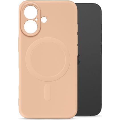 My Style Protective Flex iPhone 16 MagSafe TPU flexible Carcasa - Soft Pink