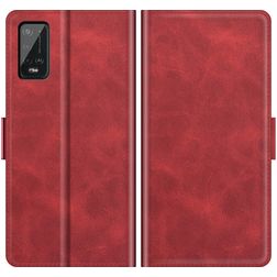 Mobigear Slim Magnet Wiko Power U20 Cover a libro portafoglio - Rosso