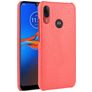 Mobigear Croco Motorola Moto E6 Plus Zadní kryt - Červená
