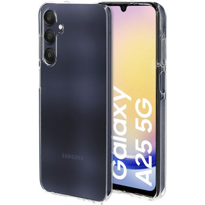 Mobiparts Classic Gennemsigtig Samsung Galaxy A25 Fleksibel TPU Bagsidecover - Gennemsigtig