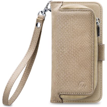 Mobilize Gelly Zipper Samsung Galaxy A3 (2017) Cover Pochette 2 in 1 con guscio estraibile - Latte