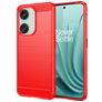 Mobigear Brushed OnePlus Nord 3 Flexibel TPU Skal - Röd
