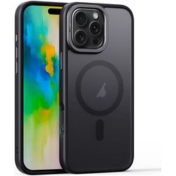 Mobigear Shockproof iPhone 16 Pro Max MagSafe Tvrdý plast Zadní kryt - Černá