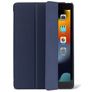 Decoded Textured Slim iPad 10 (2022) Silicona flexible Funda tipo libro - Navy Peony