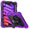 Mobigear SureGrip Xtreme iPad Mini 6 (2021) Plastica rigida / Silicone Back cover + Portapenna + Tracolla + Supporto - Viola