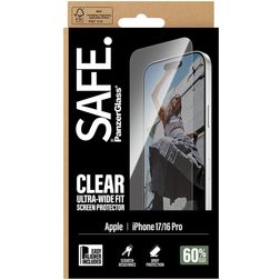 SAFE by PanzerGlass Ultra-Wide-Fit iPhone 17 Härdat glas Skärmskydd - Skalvänligt + Monteringsram