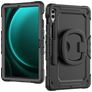 Mobilize Rotating Defender Samsung Galaxy Tab S10 Plus Plastica rigida / Silicone Back cover + Tracolla + Supporto - Nero