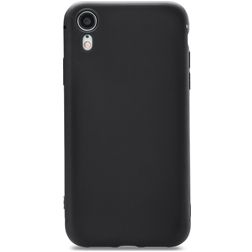 Xccess Invisible Thin iPhone XR Elastyczne TPU Slim Etui plecki - Czarny