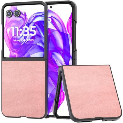 Mobigear Excellent Motorola Razr 50 Ultra Funda Plástico rígido Carcasa - Rosa