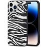 Mobigear Safari iPhone 14 Pro Max TPU flexível Capa traseira - Zebra