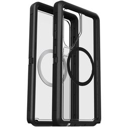 OtterBox Defender Samsung Galaxy S25 Ultra MagSafe Plástico rígido Capa traseira Antichoque - Transparente / Preto