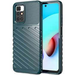 Mobigear Groove Xiaomi Redmi 10 4G Flexibel TPU Skal - Grön