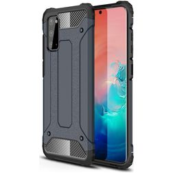 Mobigear Outdoor Samsung Galaxy S20 Hard Case Back cover Shockproof - Navy Blue