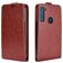 Mobigear Motorola One Fusion Plus Flip case - Brown