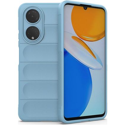 Mobigear Bumpy HONOR X7 TPU flexible Carcasa - Azul