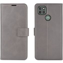 Mobigear Wallet Motorola Moto G9 Power Lompakkokotelo + Setelitasku - Harmaa