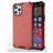 Mobigear Honeycomb iPhone 13 Mini Hårdt Bagsidecover Stødsikkert - Rød