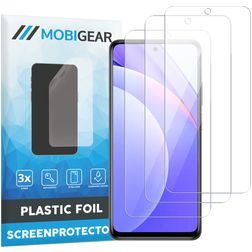 Mobigear Xiaomi Mi 10T Lite Protector de pantalla Film - Compatible con fundas (pack de 3)
