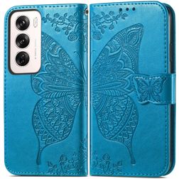 Mobigear Butterfly OPPO Reno 12 Pro Funda tipo libro Cartera - Azul