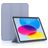 Mobigear Tri-Fold Gel iPad 11 (2025) TPU / Konstläder Plånboksfodral - Blå