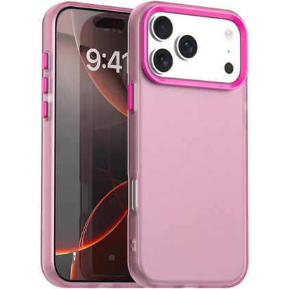 Mobigear Crystal iPhone 18 Pro Max Hardcase Back cover - Rosso