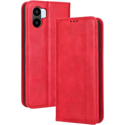 Mobigear Sensation Xiaomi Redmi A1 4G Plånboksfodral med sedelfack - Röd