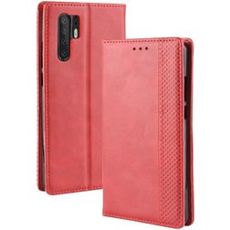 Mobigear Sensation Huawei P30 Pro Plånboksfodral med sedelfack - Röd