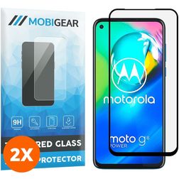 Mobigear Premium Motorola Moto G8 Power Vetro Protezione schermo - Compatibile con le cover - Nero (confezione da 2)