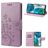 Mobigear Flowers Motorola Moto G52 Wallet case - Purple