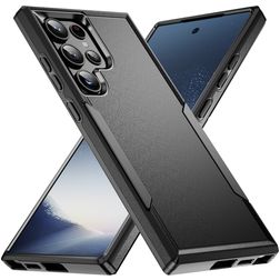 Mobigear Heavy Armor Samsung Galaxy S24 Ultra Plástico rígido Capa traseira Antichoque - Preto
