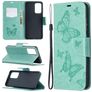 Mobigear Butterfly Samsung Galaxy A52 Cover a libro portafoglio - Turchese