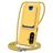 Mobigear Lanyard Card Samsung Galaxy A57 Silikone Cover med snor og kortholder - Gul