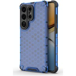 Mobigear Honeycomb Samsung Galaxy S26 Ultra Funda Plástico rígido Carcasa Antigolpes - Azul